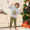 Cartoon Letters Print Family Matching Long Sleeved Parent-child Suit Home Clothes Suit Fall