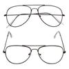 Flexible Portable Metal Oversized -100~-500 Diopter Vision Care Myopia Glasses Eyeglasses Glasses