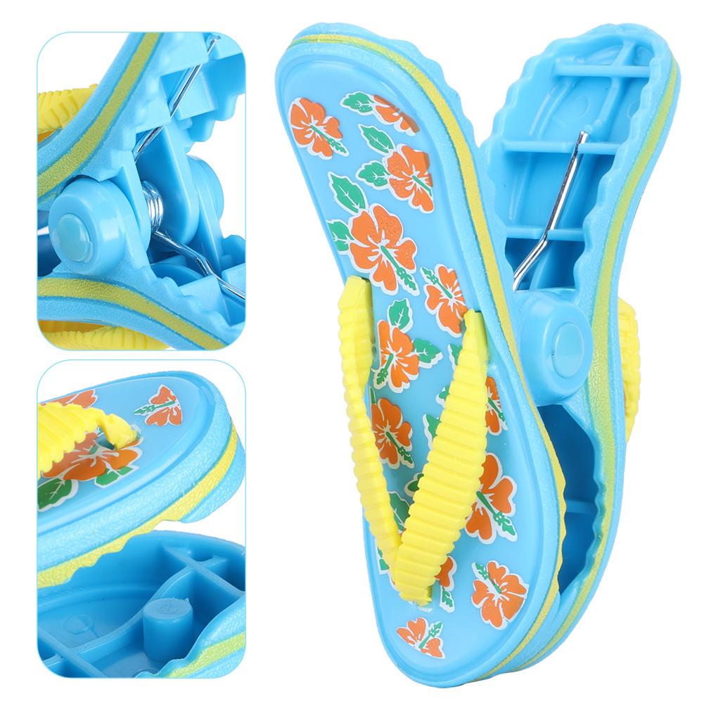 Plastic Cute Beach Towels Windproof Clip Sunbeds Retaining Clips Pool Accessories