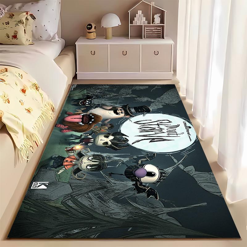 "Don't Starve Game Characters Rug" Non-slip rug suitable for living room and bedroom sofas.