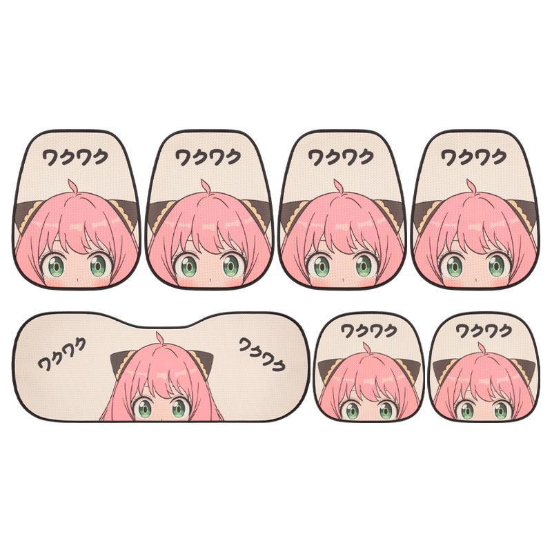 Anya Cartoon Cute Four Seasons Car Seat Cushion for Jeep Compass, Renegade, Lynk & Co 01 z20