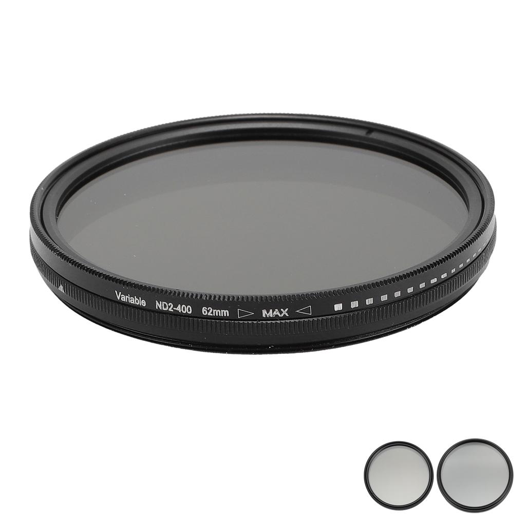 Регулируемый фильтр нейтральной плотности с алюминиевой оправой из оптического стекла для камеры, фильтр ND2 - ND400
