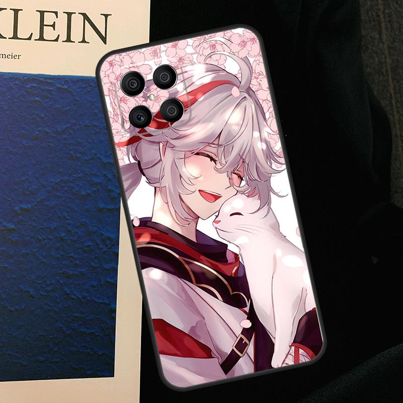 Чехол Genshin Impact Kaedehara Kazuha для Honor X8b X9b X9a X8a X8 X9 X9c 50 70 90 Lite Honor 200 Lite Magic 5 6 7 Pro