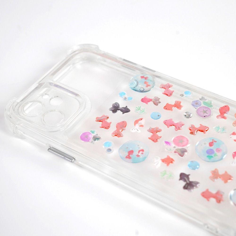 Goldfish Phone Case Sticker DIY Graffiti Toy Cute Phone Case Decoration