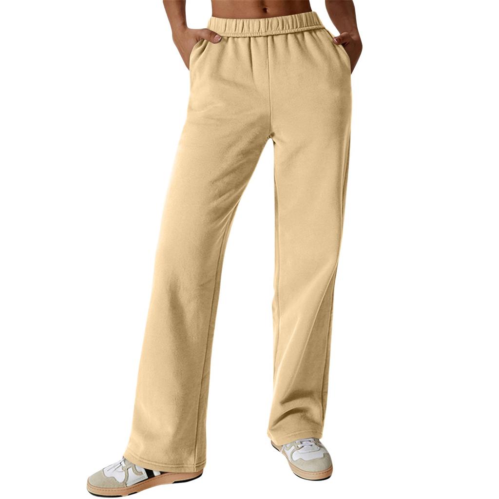 Женские модные повседневные брюки с высокой талией, рабочая одежда, спортивные спортивные штаны с карманами