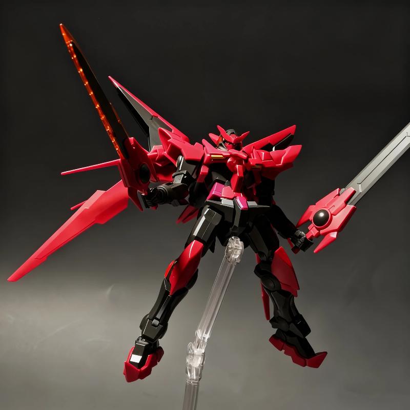 Hg 1/144 Bf Exia Dark Matter Сборная Модель Фигурка Действия Кукла ПВХ Игрушка Меха Фигурка Коллекционная Украшение Сюрприз Подарок для Мальчика