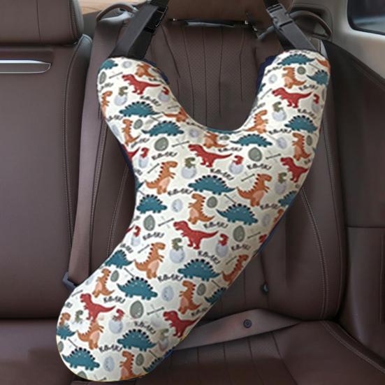 Подушка для путешествий в автомобиле, поддержка головы и тела во время сна для взрослых и детей, мягкая подушка для шеи на заднее сиденье автомобиля для дальних поездок на автомобиле