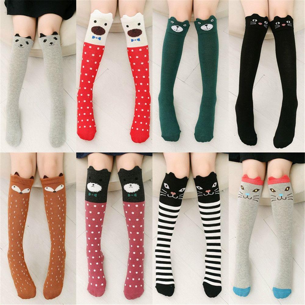 Girl Socks Cotton Warm Kids Dance Socks Children's Knee Socks Leg Warmers Long Tube