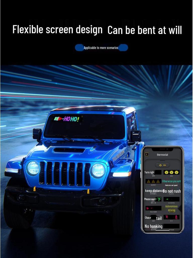 Светодиодная кепка с Bluetooth-дисплеем: Гибкий полноцветный бегущий экран 16x32 с функцией субтитров