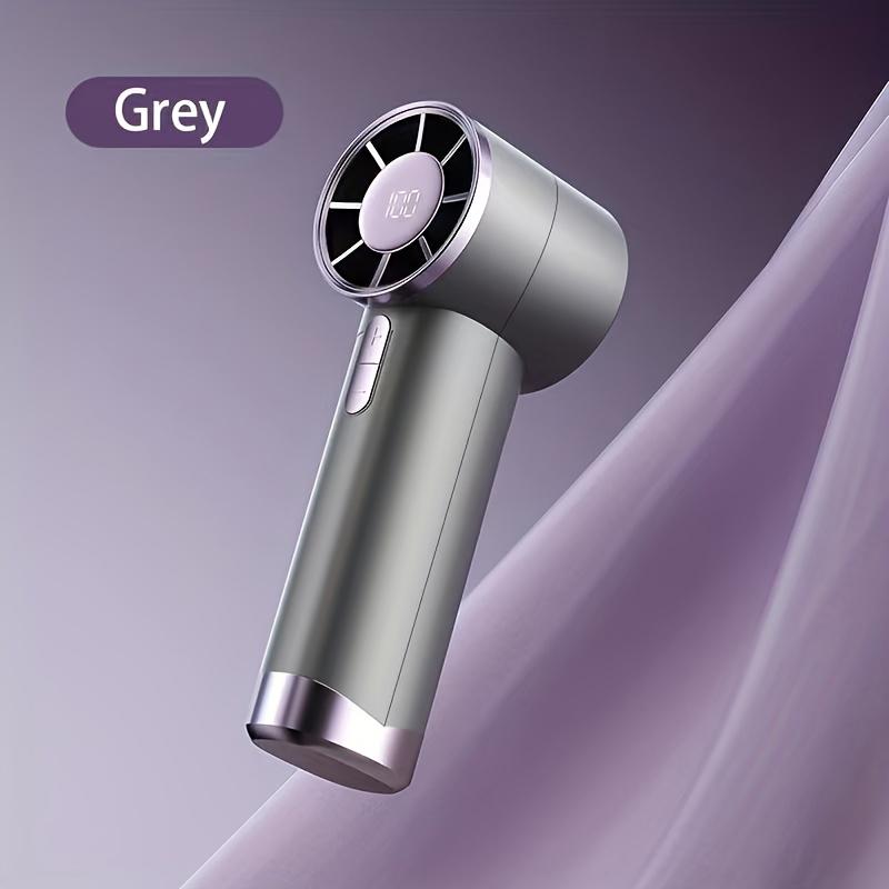 Мини Портативный Ручной Вентилятор Мгновенный Ледяной Режим 100 Регулируемых Скоростей Ветра 3000 мАч Электрические Вентиляторы Перезаряжаемый Уличный Персональный Вентилятор