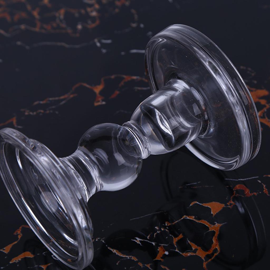 Прозрачные подсвечники для офиса, рождественский декор