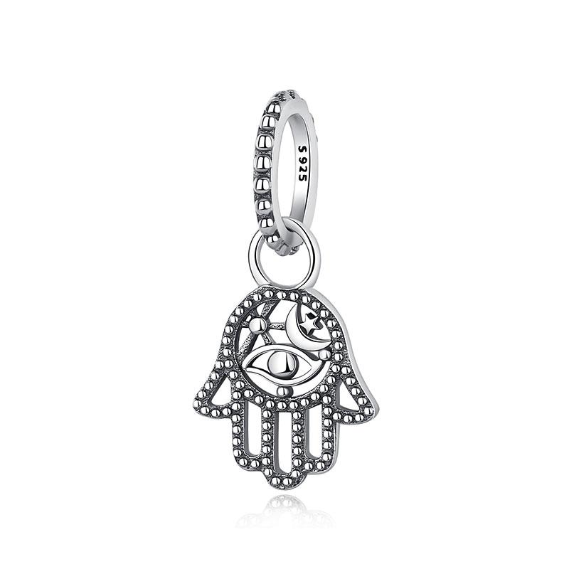 Оригинальные подвески Lucky Horseshoe Clover кулон бусины подходят Pan Brand браслеты ожерелья DIY ювелирные изделия для женщин