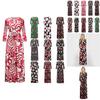 Fashion Women's Long Sleeve Christmas Dress Long Skirt Clothing With Premium Quality Material