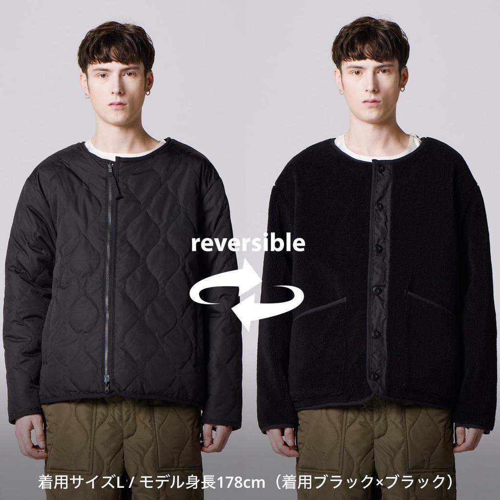 Taion Unisex Military Reversible Crew Neck Down Jacket R104BML-1