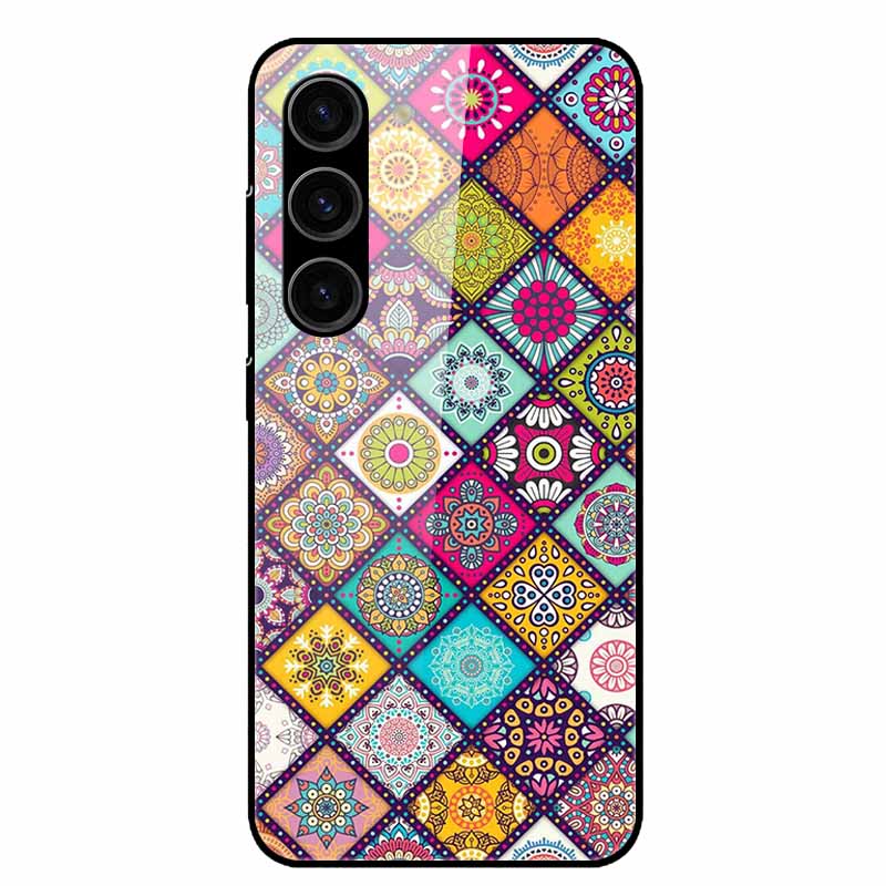 Чехол для Samsung Galaxy S25 Plus Закаленное Стекло Жесткая Защитная Крышка для Телефона для Samsung S25 Ultra 5G Задние Чехлы для GalaxyS25 S 25 S25Plus