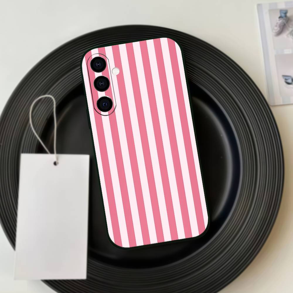 Чехол для телефона с полосатым color-blocking узором, силиконовый, мягкий, для Samsung Galaxy A73, A72, A71, A70, A53, A52, A51