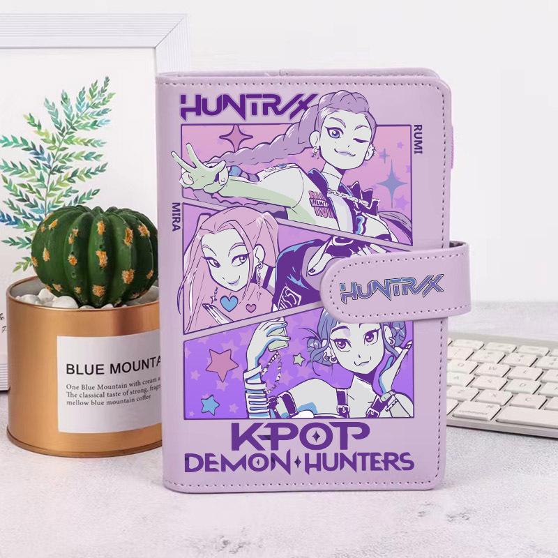 Аниме Тетрадь Охотников на Демонов Руми Мира Зои Милый Мультяшный Принт Дневник на Разъемных Листах Студенческий Блокнот