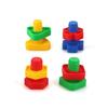 5 компл.. строительные блоки с винтами, пластиковые вставки, блоки в форме гайки, игрушки для детей, развивающие игрушки, модели в масштабе Монтессори, подарок