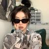 Новые модные европейские и американские солнцезащитные очки «Кошачий глаз», модные хип-хоп солнцезащитные очки, для катания на лыжах на открытом воздухе, повседневные солнцезащитные очки Gafas De Sol