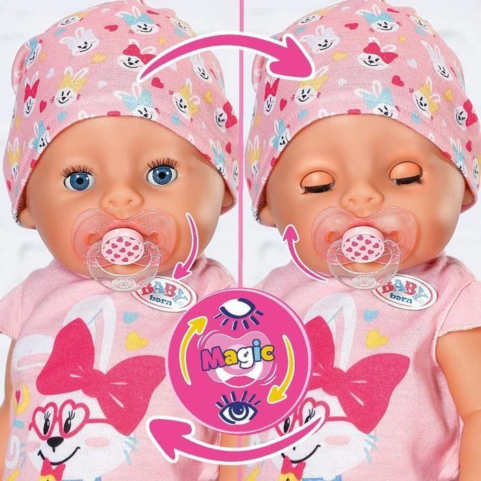 Baby born - magic girl - poupée bébé avec 10 fonctions - 43cm - dès 3 ans