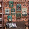 Винтажные металлические плакаты с черным котом, жестяная вывеска, мой Господь, настенные панно, забавные украшения, настенная живопись, модный стиль, домашний железный декор
