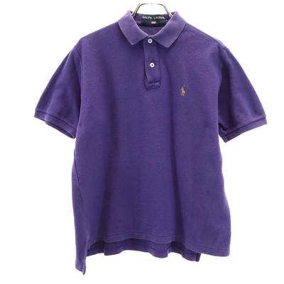 POLO SPORT RALPH LAUREN Футболка-поло с коротким рукавом L Фиолетовый Impact 21 Пике Женская Б/У