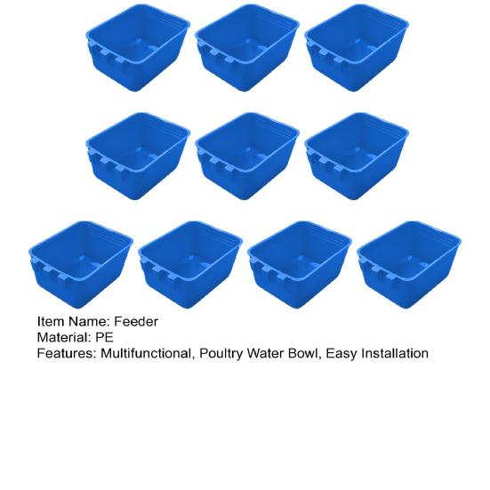 10 шт., чашки для куриных клеток, подвесные кормушки, миски для корма для птиц, клетка для кроликов, кормушка для домашних животных, попугаев, домашней птицы, голубей, проволочная клетка
