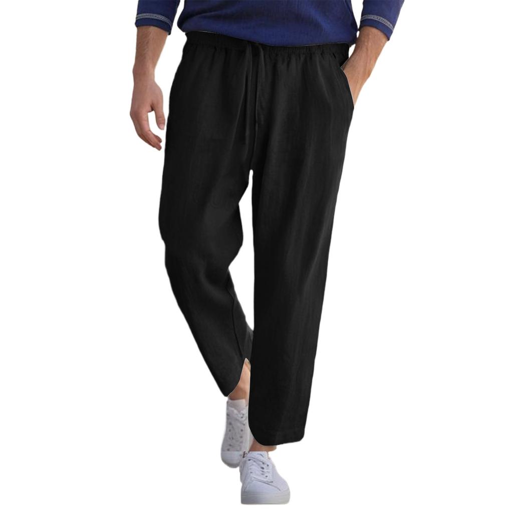 Мужские комбинезоны, повседневные брюки с несколькими карманами и завязками, походные брюки, хлопковые саржевые брюки