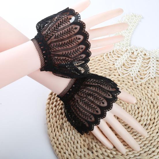 Yousheng 1 пара японские лолита манжеты на руки кружевная отделка искусственный жемчуг косплей горничная аксессуары DIY швейная отделка женские для вечеринки