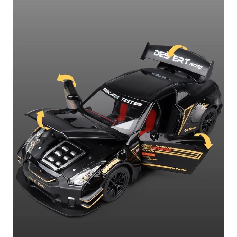 1/24 NISSAN Skyline Are GTR R35 Wide Body Race Alloy Car Model Diecasts Vehicles Refit Racing Toy Cars Детские игрушки Детские игрушки для мальчиков