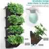 Watering Wall Planter Set Of 4 Plastic Vertical Garden Planter For Herbs Flowers Succulents Indoor Outdoor Space Saving Design