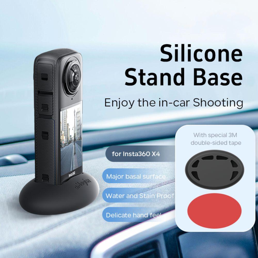 Holder Silicone Car Base Silicone Desktop Holder New Mount Stand for Insta360 X4