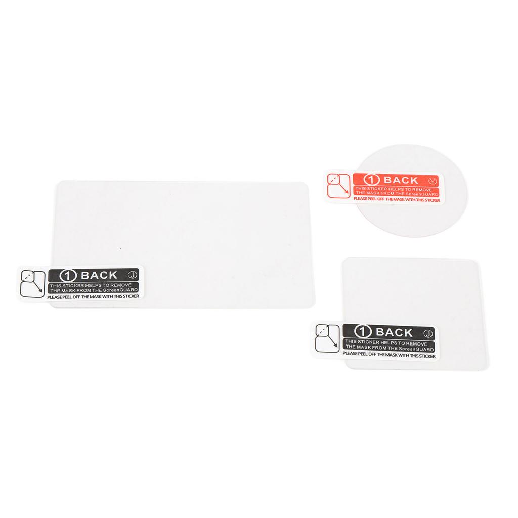 2 комплекта защитных пленок для объектива и экрана заднего дисплея Action 5 Pro из закаленного стекла