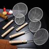 Soybean Milk Snack French Fries Fine Mesh Strainer Wood Handle Flour Sieve  Kitchen Tools