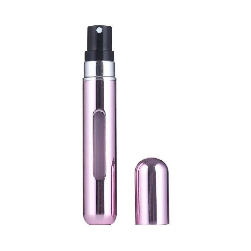 8ML Portable Travel Mini Small Container Aluminum Purse Tester Decant Perfume Roller Bottle Dispensing Tool Refillable Spray 1PC