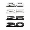 Metal 2.0 2.5 Car Body Logo Sticker Rear Trunk Badge Emblem Decal for All Car