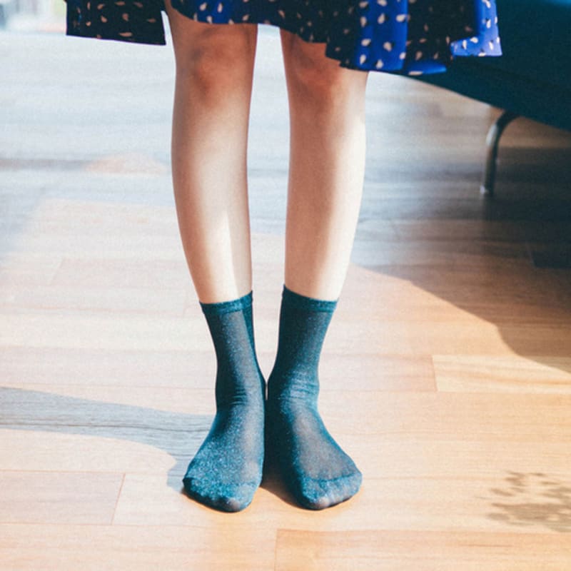 biarritz socks cindy pearl see-through socks 7 colors