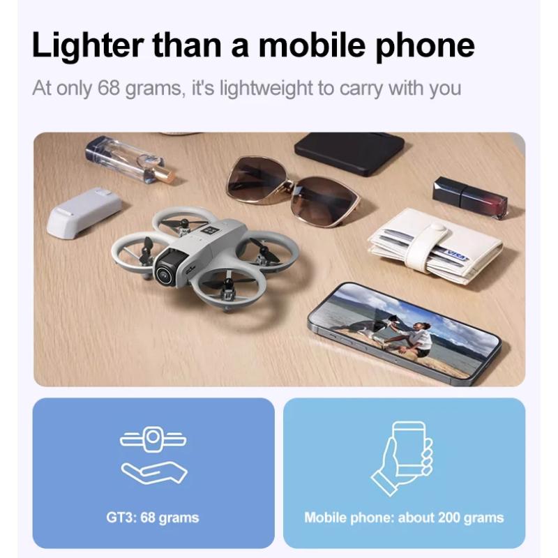 НОВЫЙ Оригинальный Дрон GT3 8K WIFI GPS Профессиональный HD Аэрофотосъемка Самолет с Дистанционным Управлением HD Двойная Камера Квадрокоптер Игрушки БПЛА