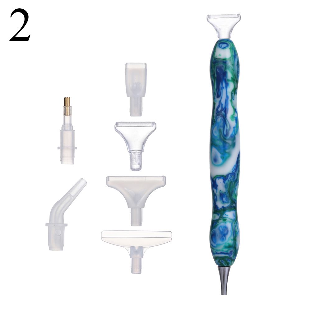 Cross Stitch Alloy Replacement Pen Heads Point Drill Pen Resin Diamond Painting Pen Resin Pen