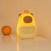 CLEAYODO Capybara Night Light, Three Capybara Brothers, Super Cute Silicone Night Light & Alarm Clock with Dimmable Lighting (BedsideNursing