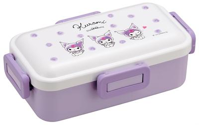 Skater Bento Box 530 мл антибактериальная пушистая крышка-купол для женщин Сделано в Японии Sanrio Kuromi Watercolor Cosmetics PFLB6AG