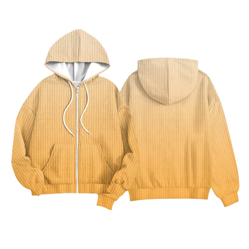 Детские Модные Куртки для Девочек и Мальчиков Повседневные Трикотажные Кардиганы с Длинным Рукавом и Капюшоном с Принтом