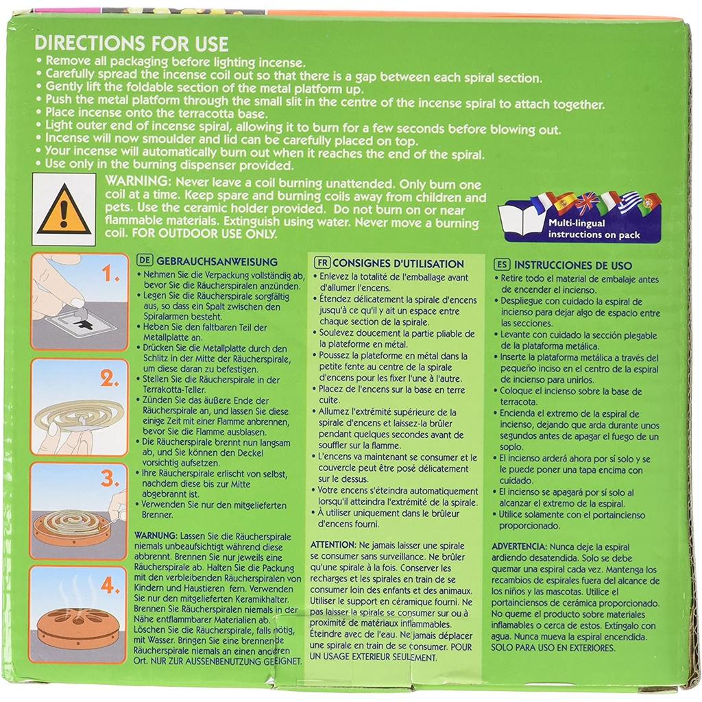 The Buzz Citronella Burner Coils (Pack of 6)