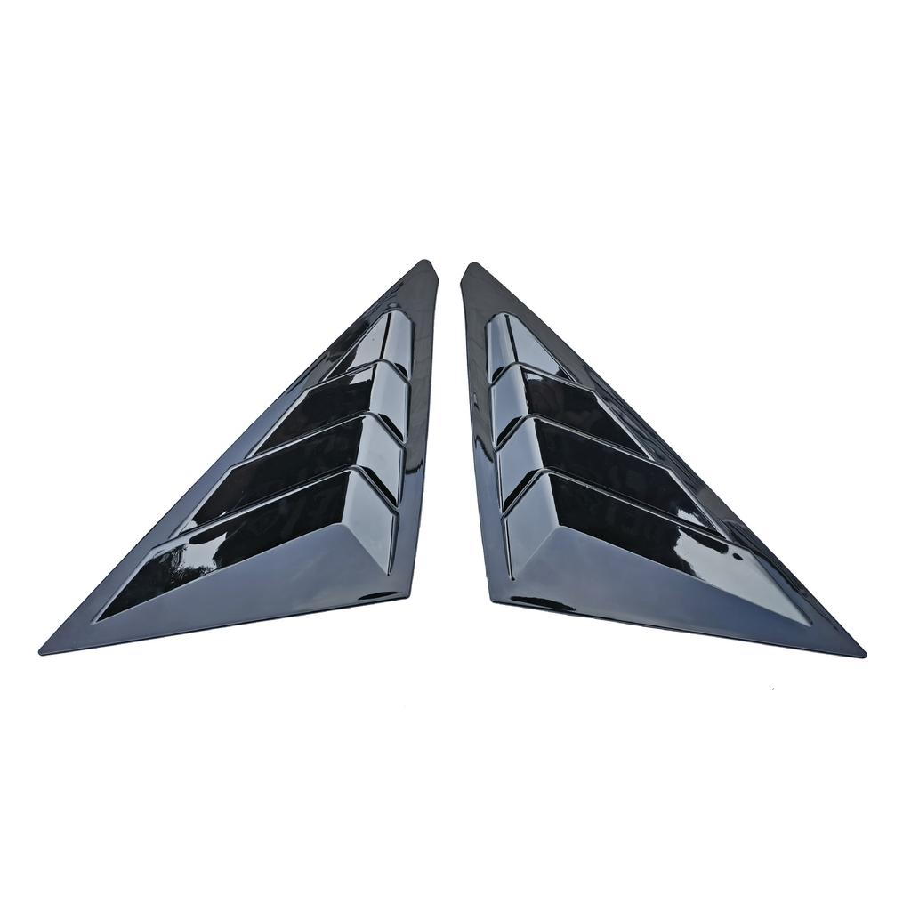 For Honda Civic 11th Gen Hatchback 2025 2025 Car Rear Louver Window Side Shutter Cover Trim Sticker Vent Scoop ABS Carbon Fiber