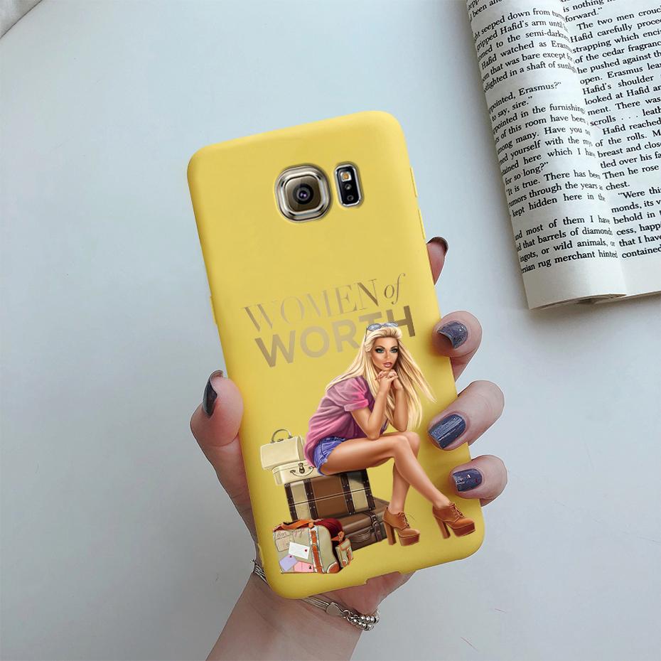 For Samsung Galaxy S7 egde case Cover for Samsung Galaxy S6 edge Case for Samsung S7 S6 G920F SM-G925F Cover Cute Silicon Fundas