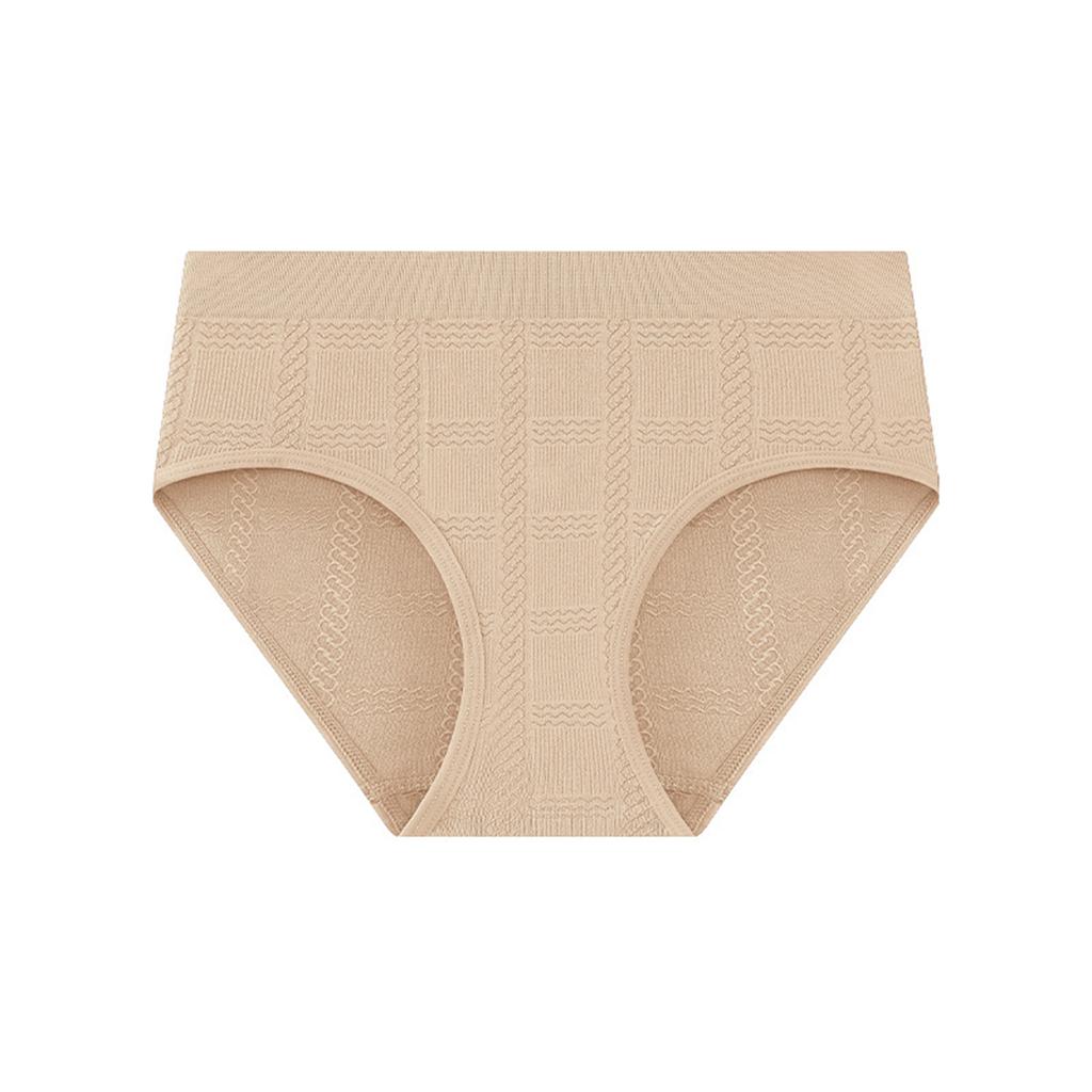 Women's Seamless Plus Size Women's Underwear Mid Waist Breathable Underwear