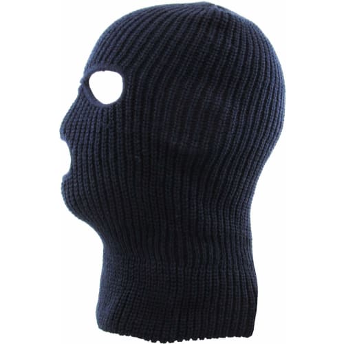 Kingsie 3-Hole Full Face Knit Face Mask, Winter Cold and Windproof, Warm Balaclava Neck Warmer for Men and Women, Cycling/Motorcycle (Black)
