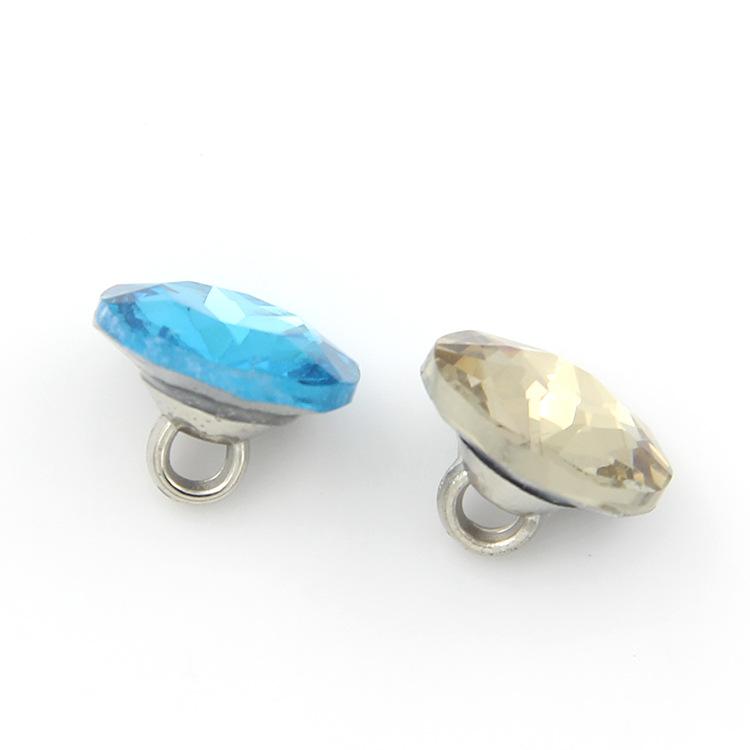 Three Loves, Пуговицы, Женские цветные ромбовидные пуговицы из хрустального стекла, Мужские рубашки, Рубашки, Свитера, Пуговицы для одежды