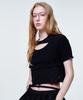 2113 STUDIO Cross Cut Crop Black