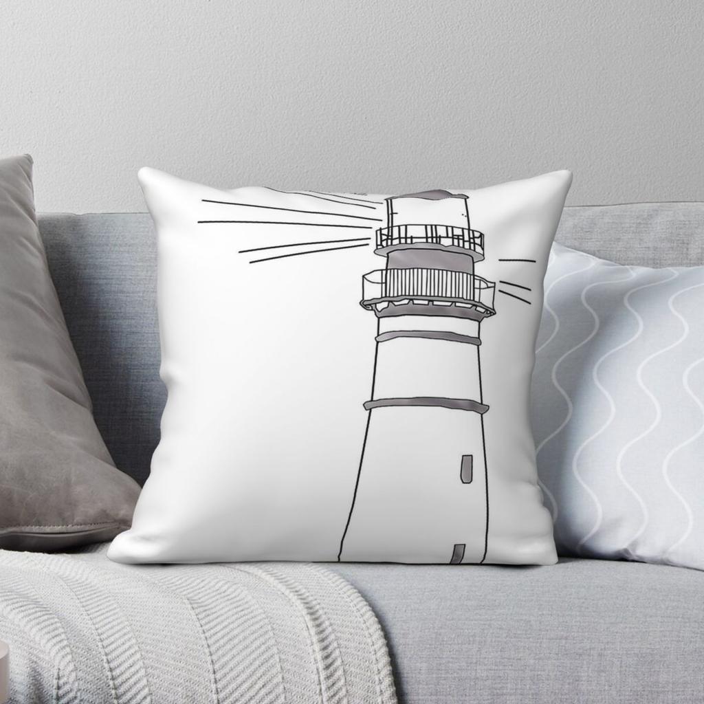 Lighthouse Life Is Strange Square Pillowcase Polyester Linen Velvet Creative Zip Decorative Home Cushion Cover Wholesale